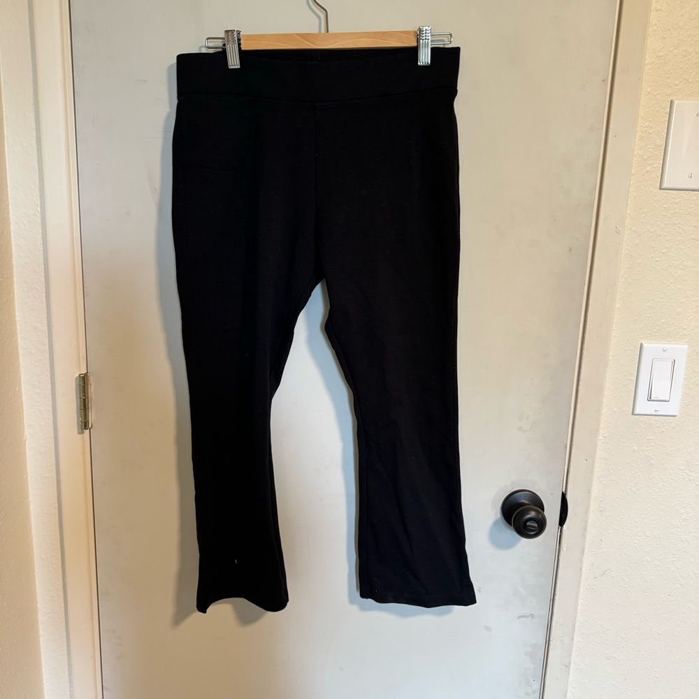 Black American Giant Ponte Pants Size 10